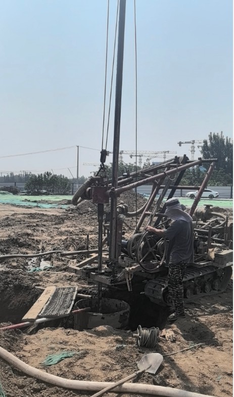 保定定兴县工地打井
